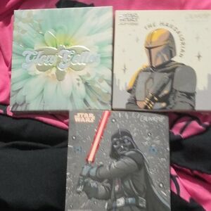 Colourpop Eyeshadow Palettes in Mint Green, Gold, Gray